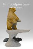 17" Bear and Seals by Louie Uttaq Gjoa Haven *Peek a Boo*