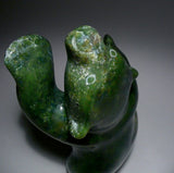 9.5" Green Dancing Bear by Markoosie Papigatok