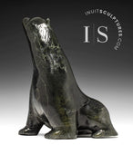 9" Sitting Bear by Elite Carver Nuna Parr *Patience*