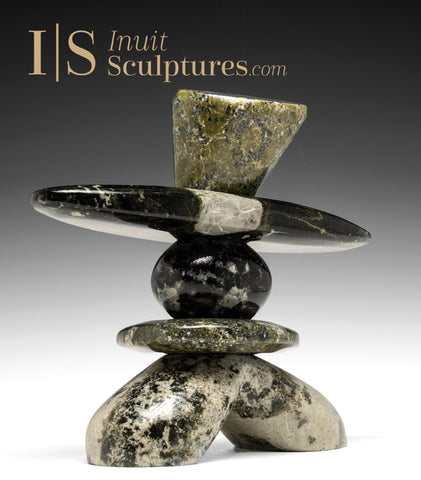 9" Dark Inukshuk Paul Bruneau