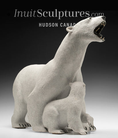 24" Bear & Cub by Paul Malliki *Forever Love* CURATOR's CHOICE