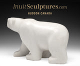 13" Walking Bear by Pauloosie Tunnillie  *Marshmallow*