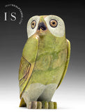 9" SIGNATURE Owl by Pits Qimirpik  *Pink Panache*