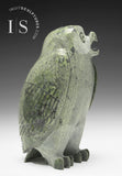 7" SIGNATURE Owl RARE Pale Green Stone by Pits Qimirpik *Duchess*