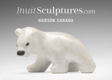 6" Walking Bear by Guy Uniuqsaraq *Ice Cap*