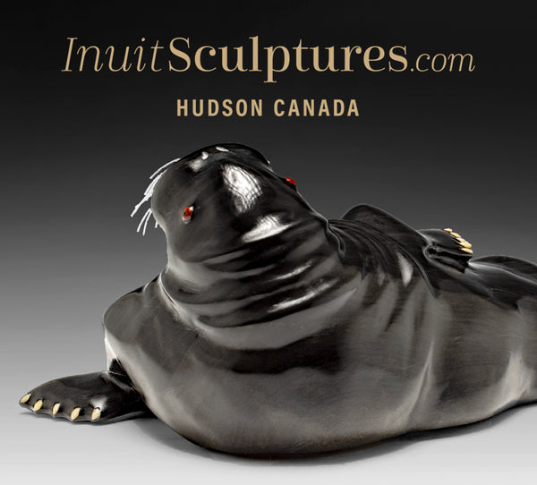 12" Basking Walrus by Jimmy Iqaluq *Sleepy Splendour*