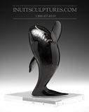 8" Standing Bowhead Whale by Nungusuitok Qadjuajuk