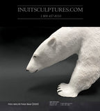 24" Museum Calibre Polar Bear by World Famous Paul Malliki